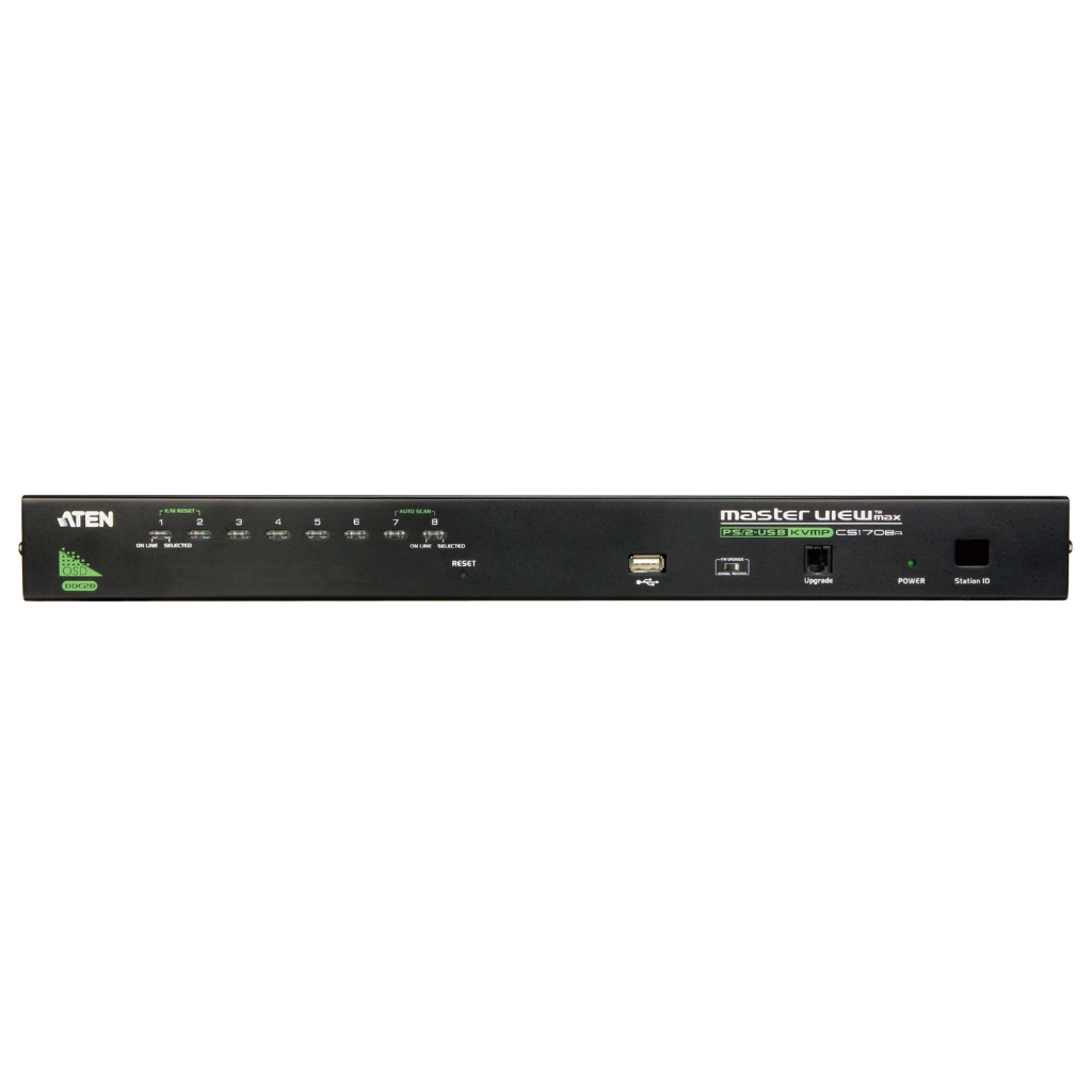 KVM Consola de Control ATEN de 8 Señales