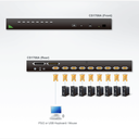 KVM Consola de Control ATEN de 8 Señales