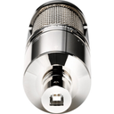 Microfono Audio-Technica AT2020USB+V Micrófono USB de condensador cardioide (Edición limitada plateada)
