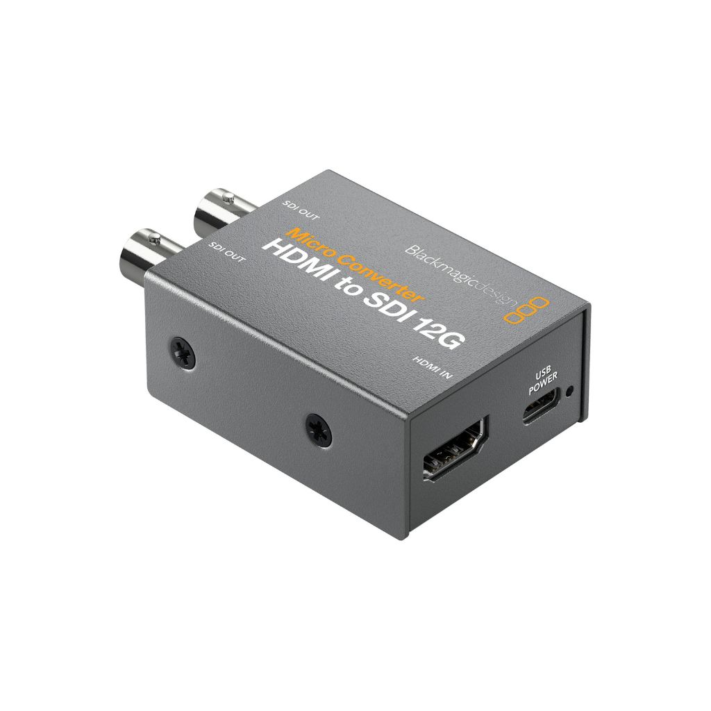 Convertidor Blackmagic Design Micro Converter HDMI to SDI 12G with Power Supply