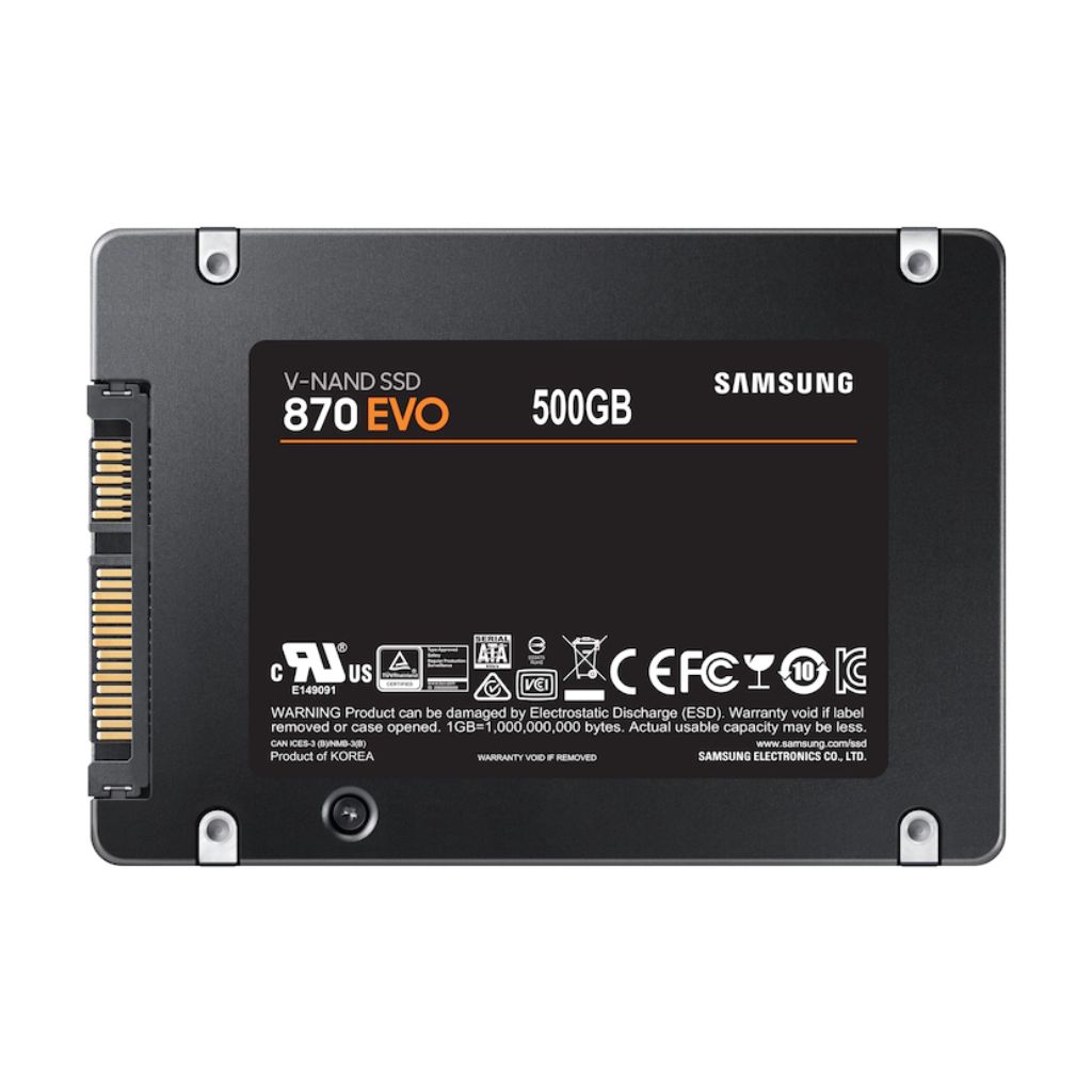 Disco duro Samsung 500GB 870 EVO SATA III 2.5" Internal SSD