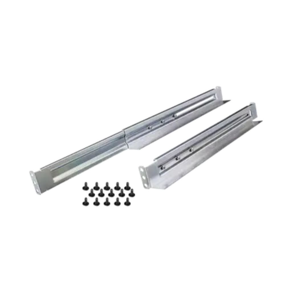 Kit de riel de montaje en rack universal de 4 postes CyberPower 4POSTRAIL, plateado