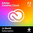 Adobe Creative Cloud (12 Month Subscription, Download)