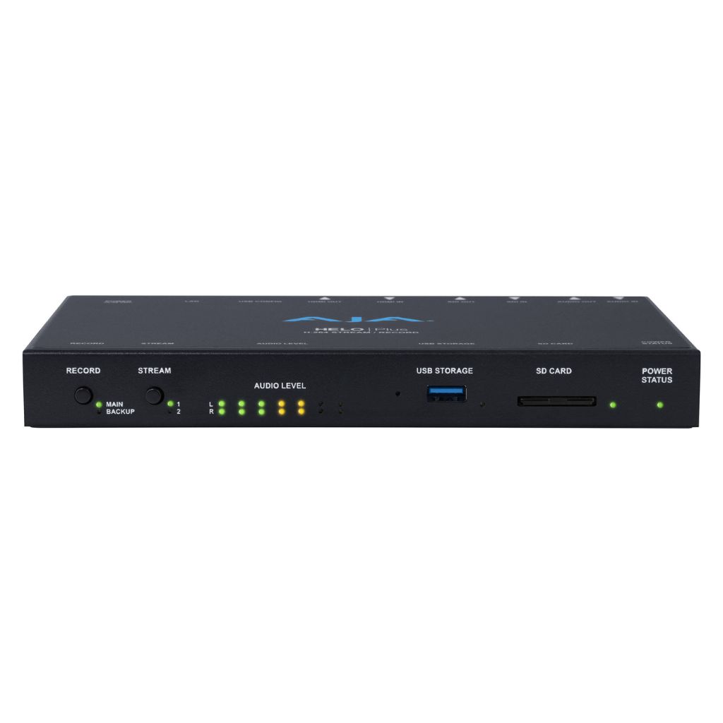 Encoder para streaming y grabación AJA HELO H.264