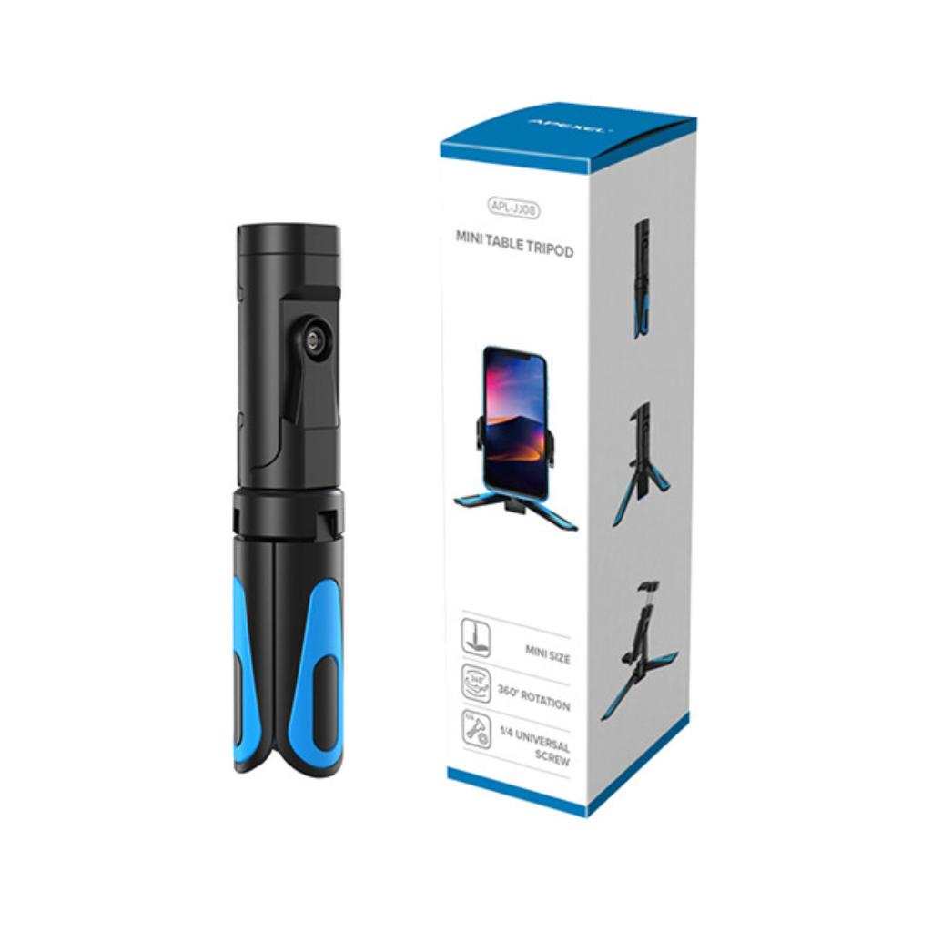 Mini trípode Apexel /empuñadura con soporte para teléfono inteligente