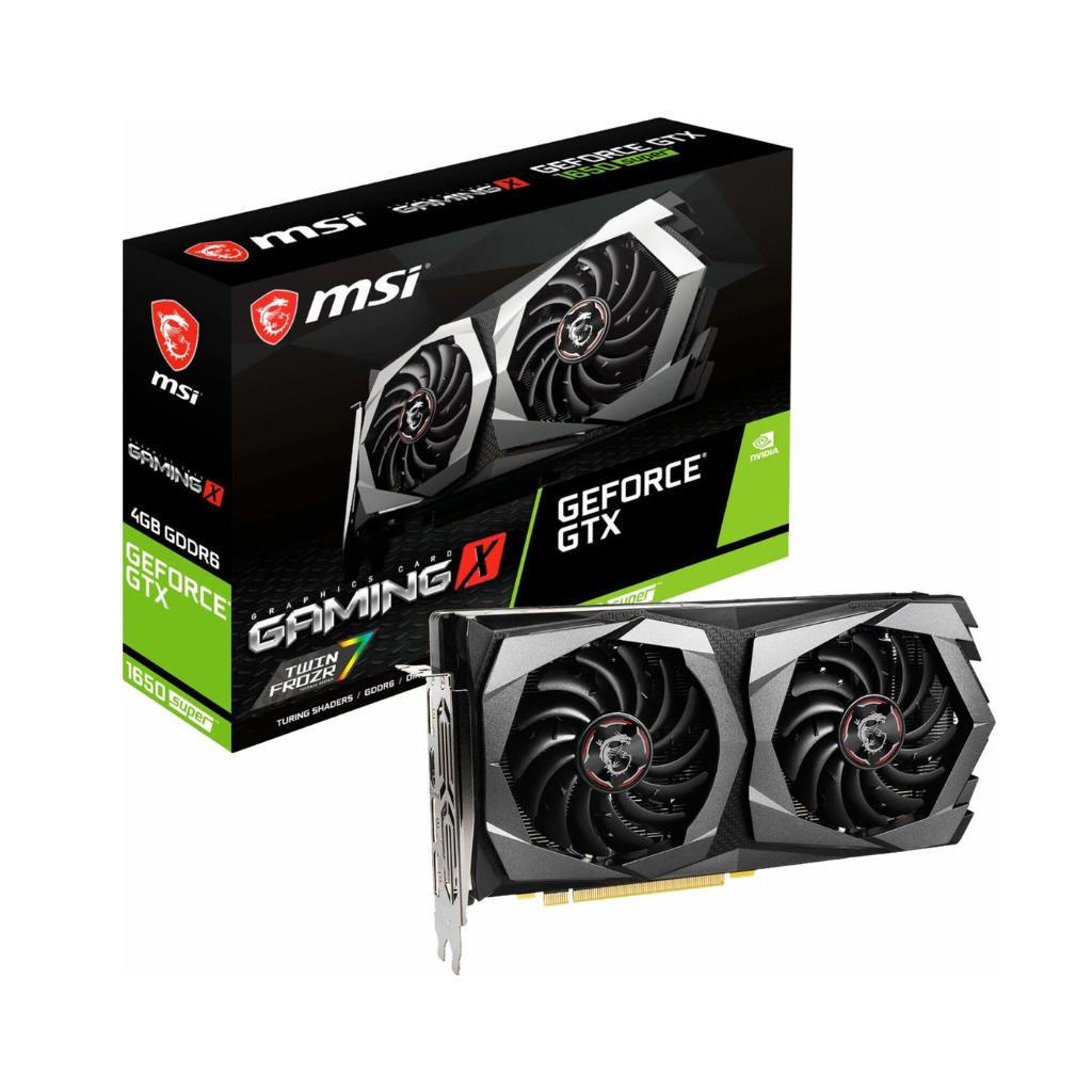 Tarjeta gráfica ASUS TUF Gaming NVIDIA GeForce GTX 1650 OC Edition (PCIe 3.0, 4GB GDDR6 Memory, HDMI, DisplayPort, DVI-D, 1x 6-pin Power Connector, IP5X Dust Resistance, Space-Grade Lubricant "