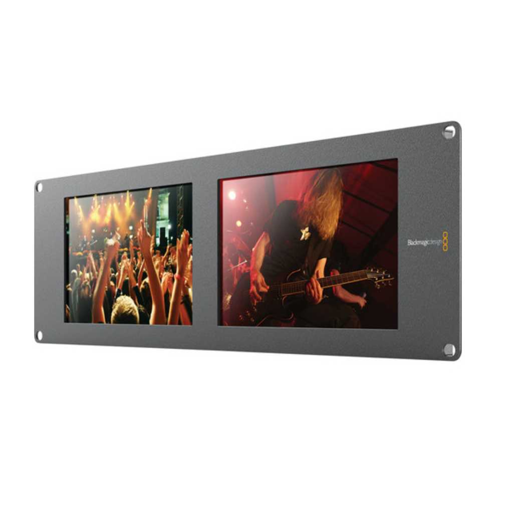 Monitor SmartView Duo Rackmountable Dual 8" LCD Monitors Blackmagic Design