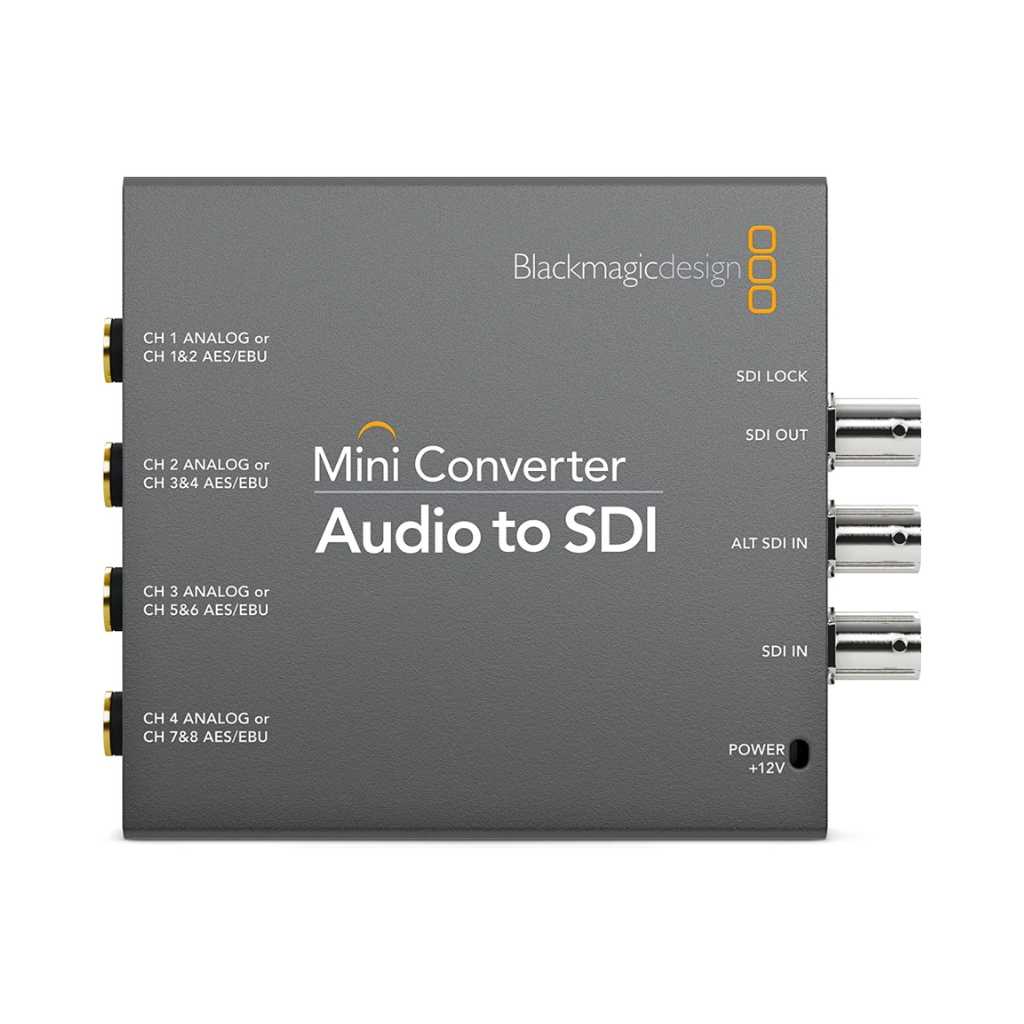 Convertidor Audio to SDI Mini Converter Blackmagic Design