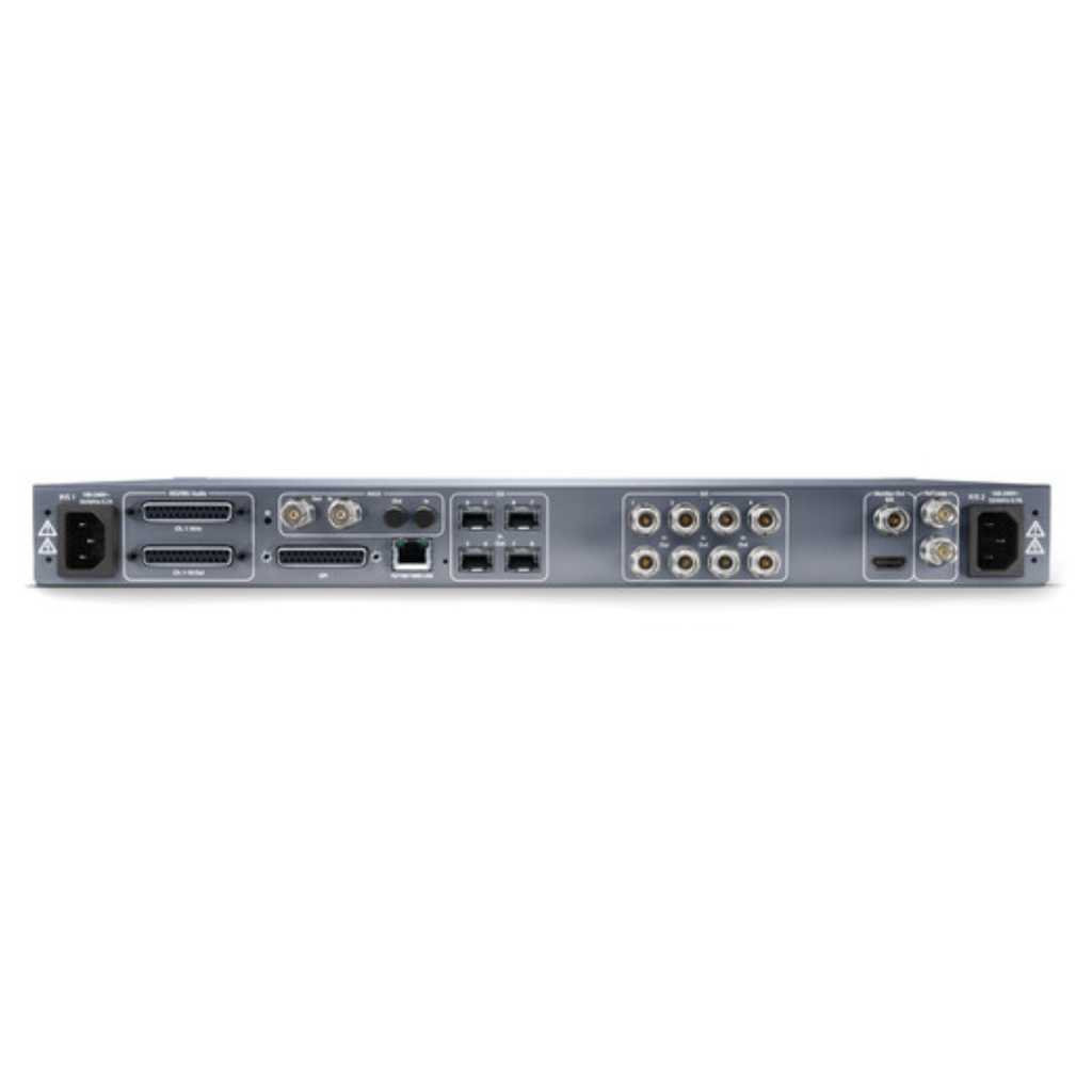 Convertidor AJA FS4  de 4-Channel 12G-SDI / 1-Channel UHD 4K  con sincronizador