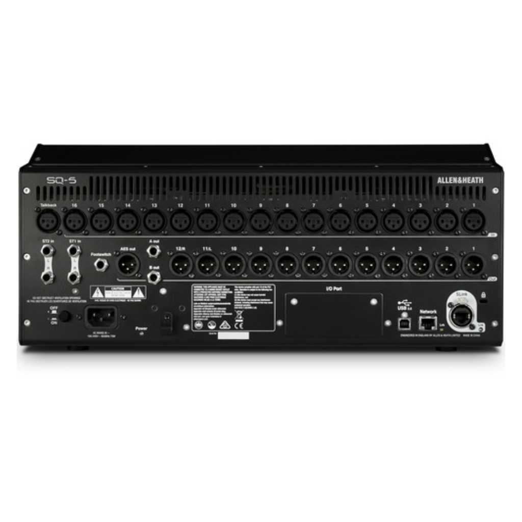 Consola digital Allen & Heath SQ-5 de 48 canales / 36 buses con 16 + 1 faders motorizados
