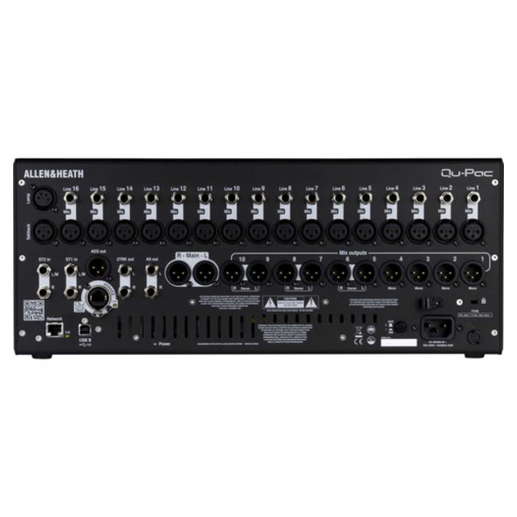 Consola de rack Allen & Heath Qu-Pac 32