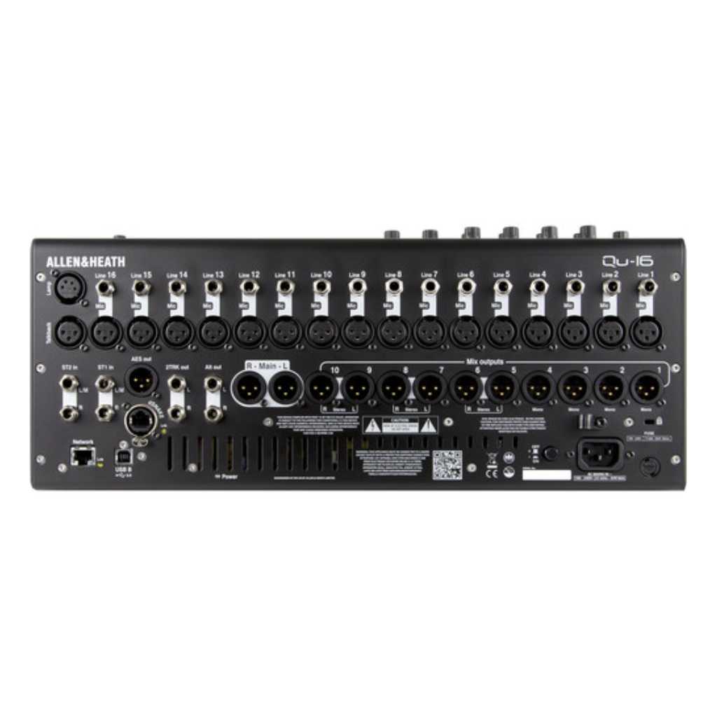 Consola Allen & Heath Qu-16C Rackmountable Digital Mixer (Chrome Edition)