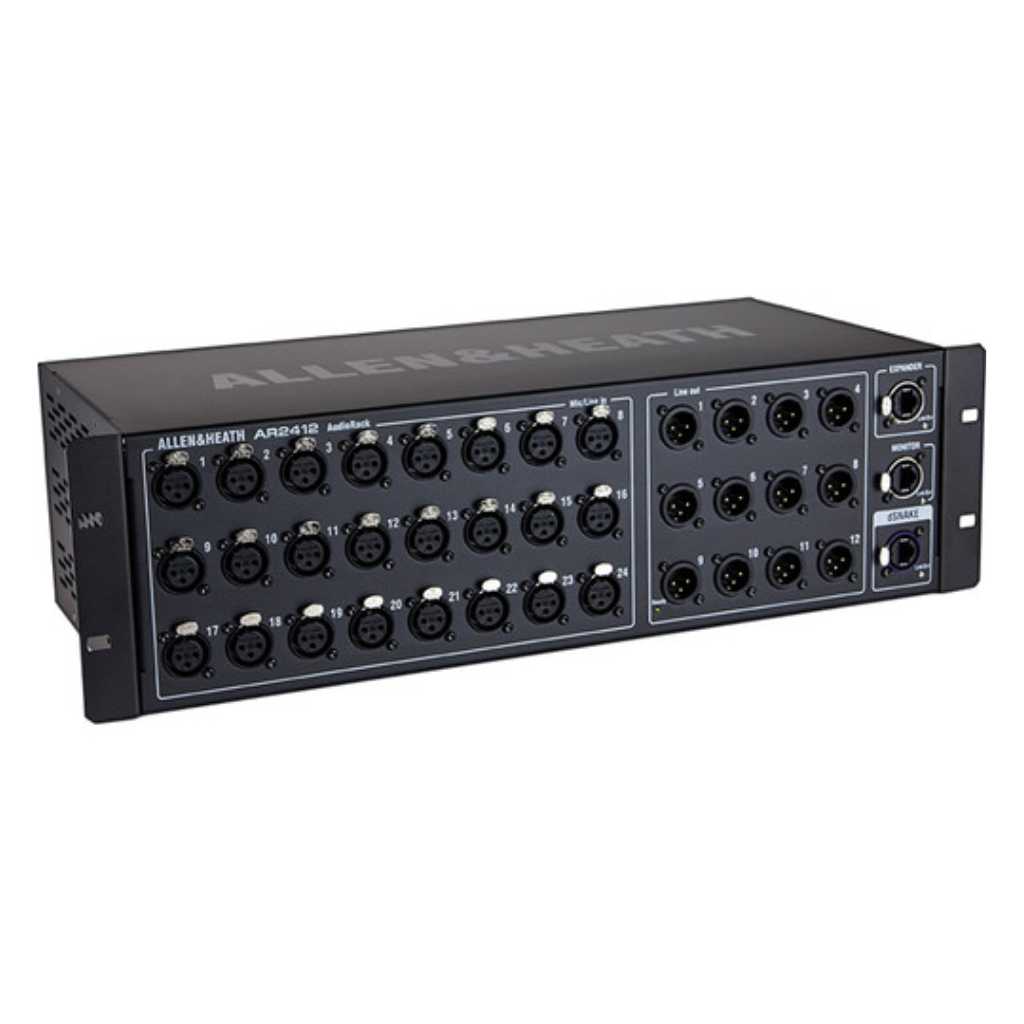 Stage box remota para consolas GLD y Qu Allen & Heath AR2412 24x12