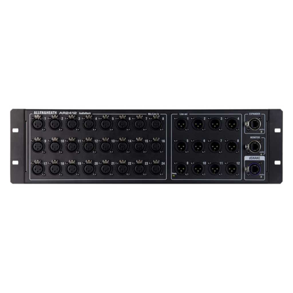 Stage box remota para consolas GLD y Qu Allen & Heath AR2412 24x12
