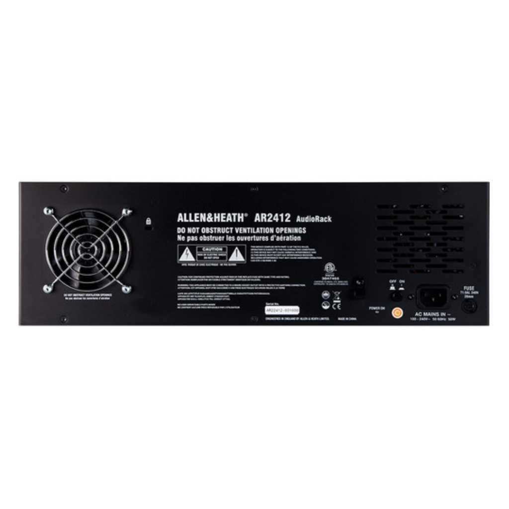 Stage box remota para consolas GLD y Qu Allen & Heath AR2412 24x12