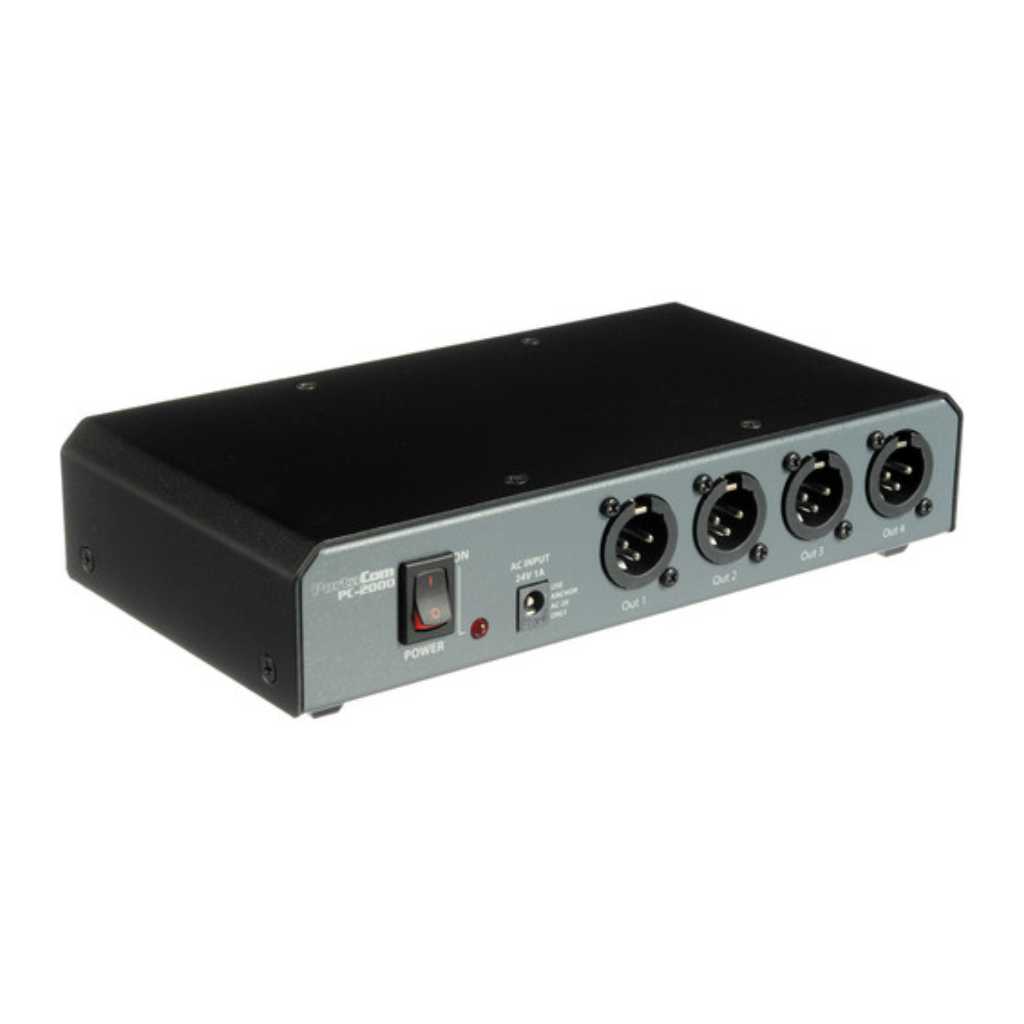Intercom PortaCom COM-40FC De 4 Estaciones Y 2 Canales