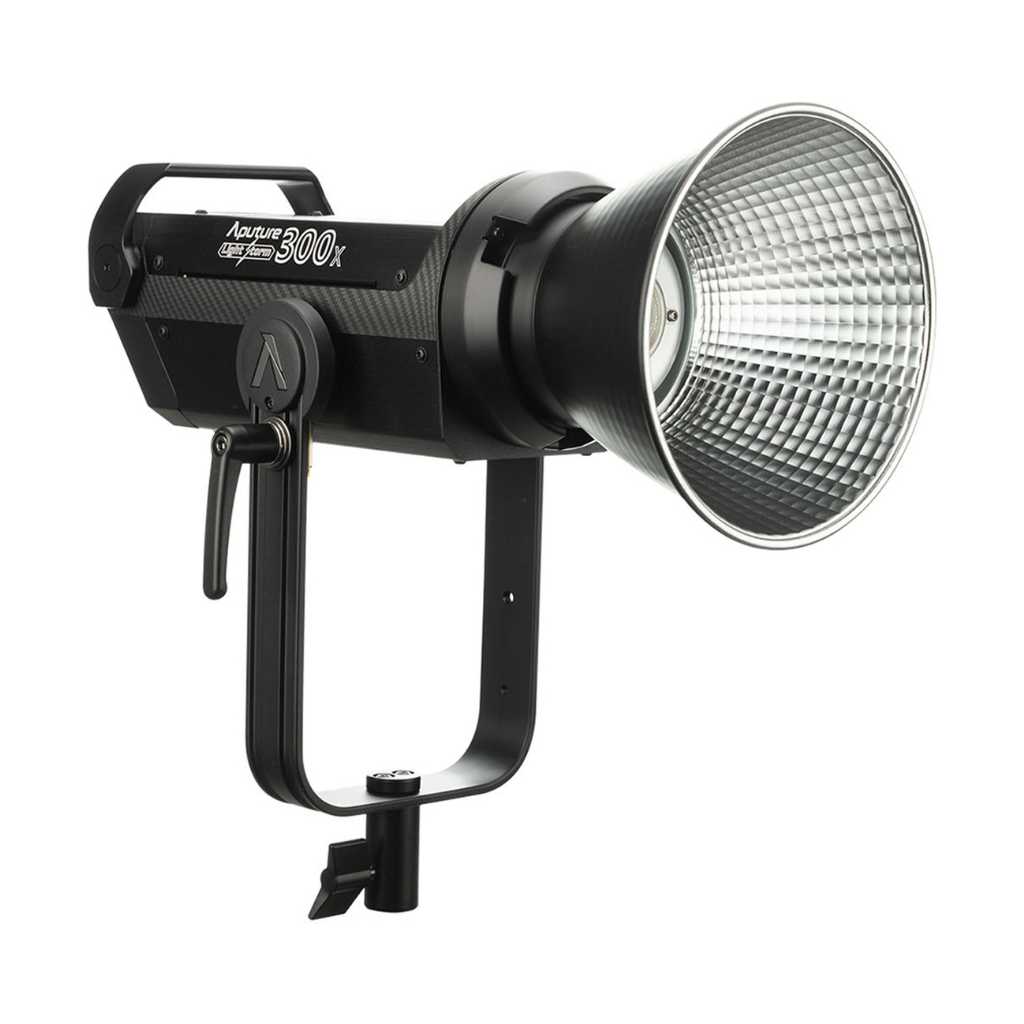 Luz portátil con Kit de luz LED Aputure Light Storm LS300X con placa de batería de montaje en V