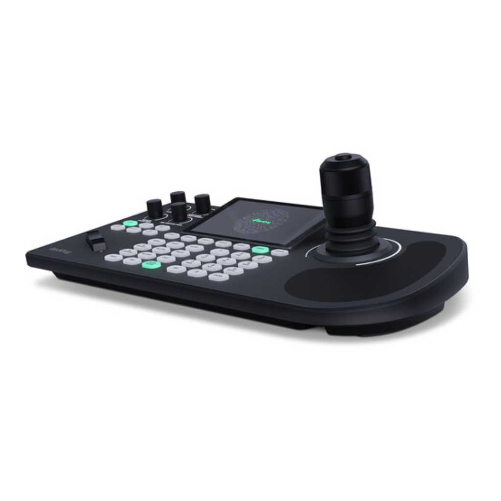 3 cámaras PTZ BirdDog X5 Ultra y controlador PTZ KBD (negro)
