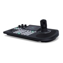 3 cámaras PTZ BirdDog X5 Ultra y controlador PTZ KBD (negro)