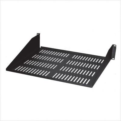 Bandeja ventilada 19" x 12"/1U /Color negro/ soporta 10Kg (20Lbs)