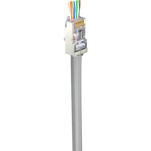 Conector modular de paso RJ45 blindado STP Cat 5e Simply45 (envase de 50 unidades)