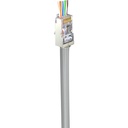 Conector modular de paso RJ45 blindado STP Cat 5e Simply45 (envase de 50 unidades)