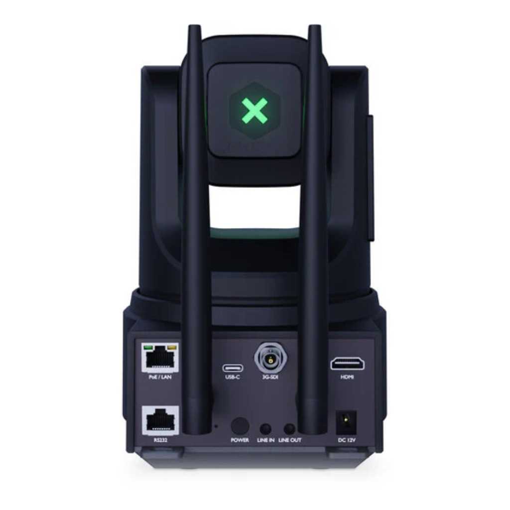 Cámara PTZ BirdDog X4 Ultra 4K con seguimiento por IA (negra)