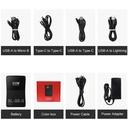 GVM BL95-II V-Mount Battery with D-Tap and USB Outputs (6600mAh) 