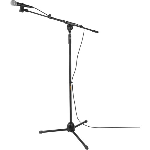 MS-65HD Professional Mic Stand with Telescoping Boom Arm 