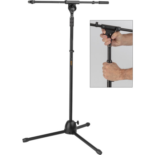 MS-65HD Professional Mic Stand with Telescoping Boom Arm 