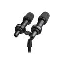 Kit de montaje en podio y micrófonos duales Shure SM57
