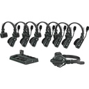 Intercom DECT inalámbrico Hollyland Solidcom C1-8S dúplex completo con 8 auriculares (1,9 GHz)