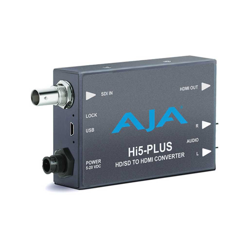 Convertidor AJA Hi5-Plus 3G-SDI a HDMI mini