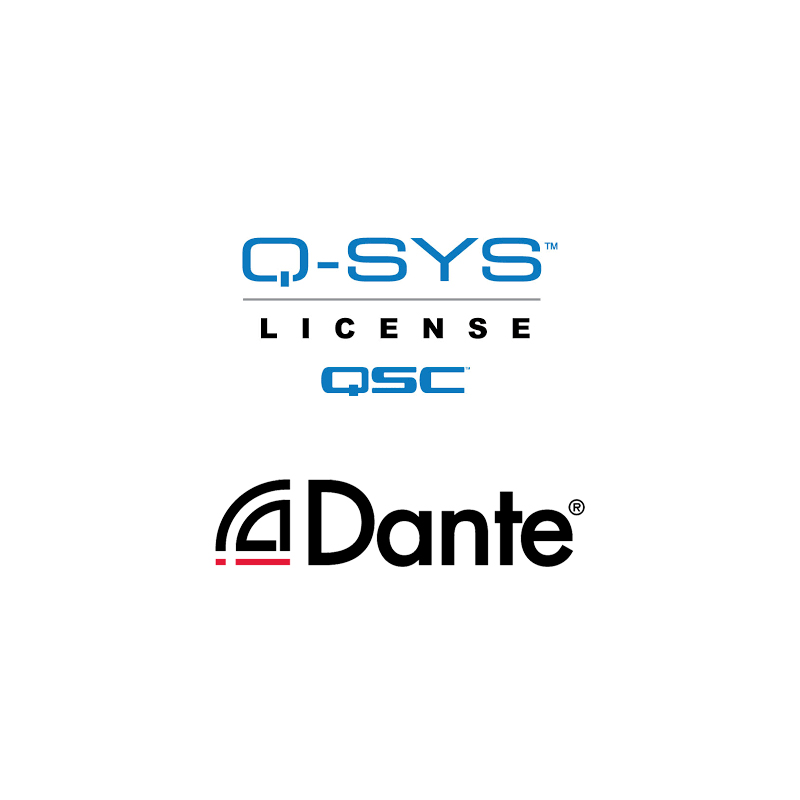 QSC SLDAN-8-P Software-Based Dante License, 8-Channel, Perpetual