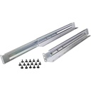 Kit de riel de montaje en rack universal de 4 postes CyberPower 4POSTRAIL, plateado