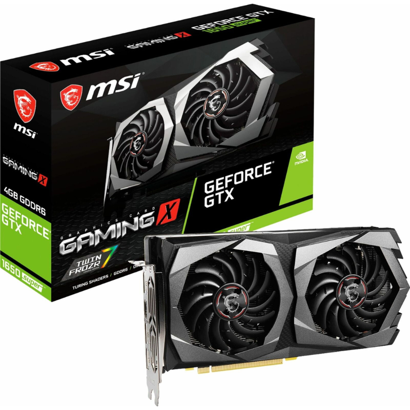 Tarjeta gráfica ASUS TUF Gaming NVIDIA GeForce GTX 1650 OC Edition (PCIe 3.0, 4GB GDDR6 Memory, HDMI, DisplayPort, DVI-D, 1x 6-pin Power Connector, IP5X Dust Resistance, Space-Grade Lubricant "