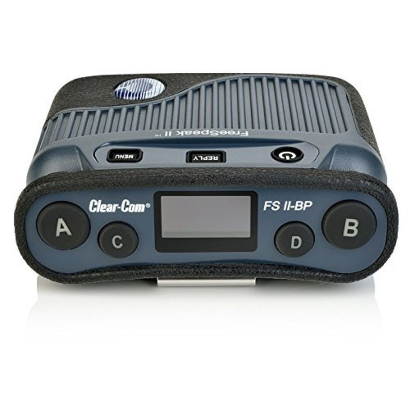 BeltPack para FreeSpeak II  FSII-BP19-X4-US 1.9GHz Digital Wireless Intercom  with XLR 4 Pin Male Clear-Com