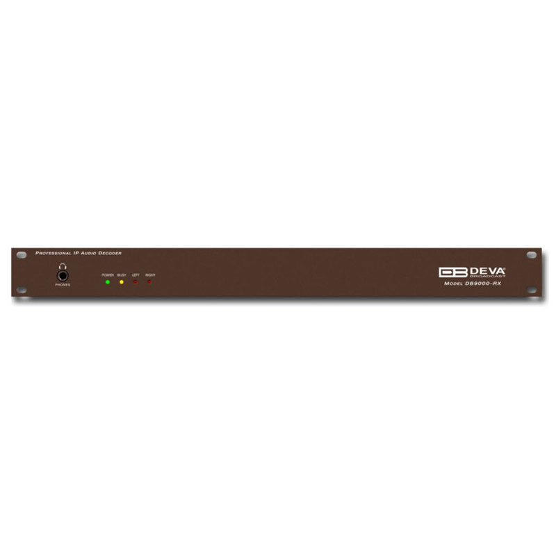 Decodificador IP de audio estéreo con RDS y módulo codificador