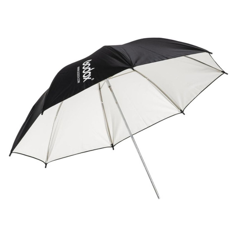 Paraguas reflector GODOX UB-004 -  (33 pulgadas), color negro y blanco