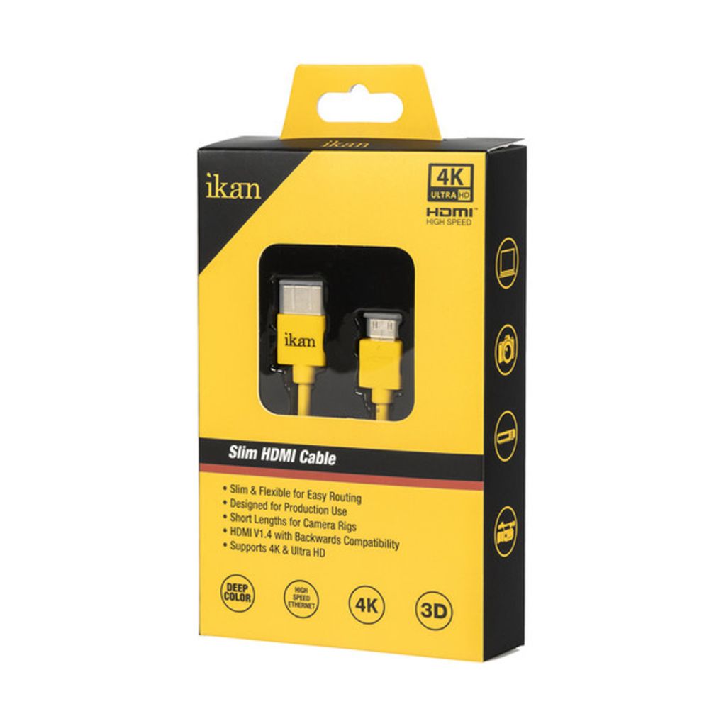 Cable HDMI Ikan Slim Ultra HD 4 K