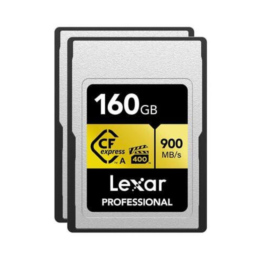 Tarjeta CFexpress profesional tipo A de 160 GB de Lexar, serie GOLD (paquete de 2)