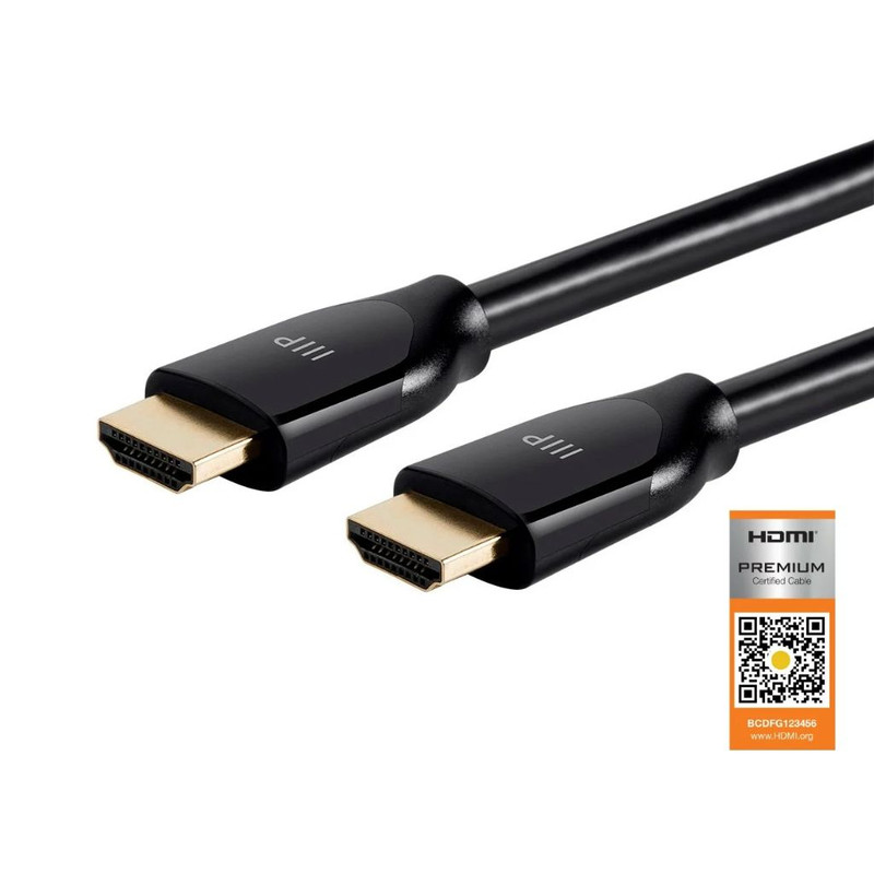 Cable Monoprice HDMI premium certificado de alta velocidad de 10 Pies