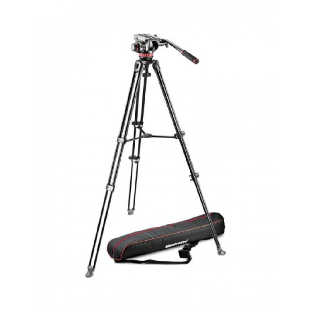 Tripode Manfrotto MVH500A Video Head, MVT502AM Tripod