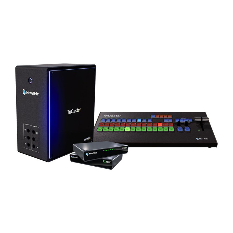 Switcher de video 4k NDI TriCaster Mini 4K|NDI Base Bundle with Control Surface NewTek