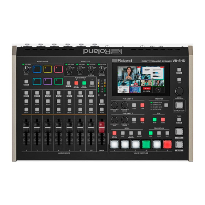 Mezclador AV de transmisión directa Roland VR-6HD