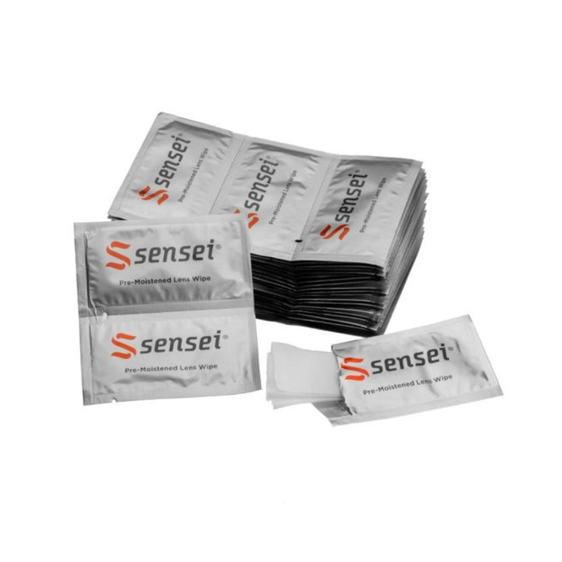 Wipes para limpieza de lentes Sensei Pre-Moistened  (60-Pack)