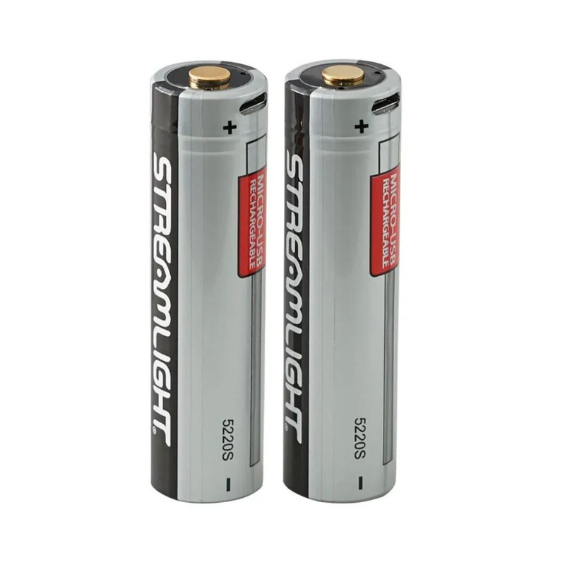 Batería de iones de litio recargable por USB Streamlight 22104 SL-B26 , 3.7 V, 2600 mAh, linternas de combustible dual, paquete de 2