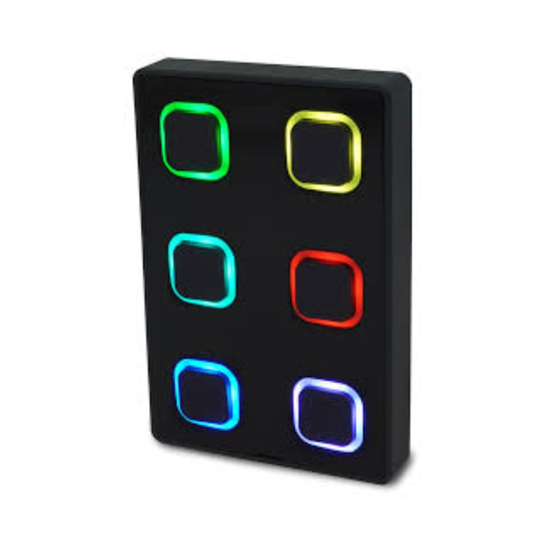 Panel de botones para montaje en pared