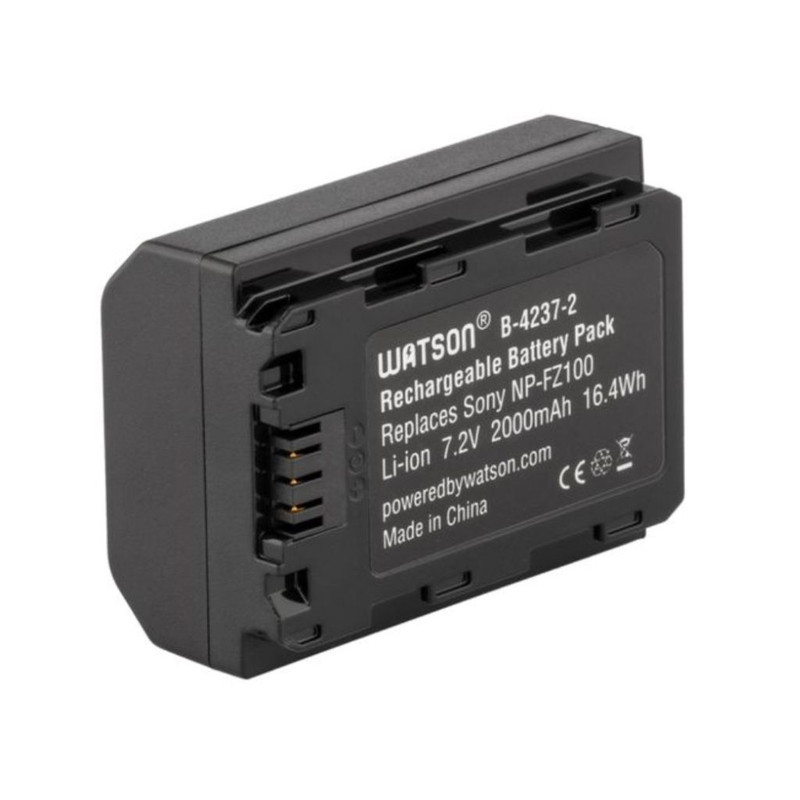 Bateria Watson NP-FZ100 V2 Lithium-Ion Battery Pack (7.2V, 2000mAh, 16.4Wh)