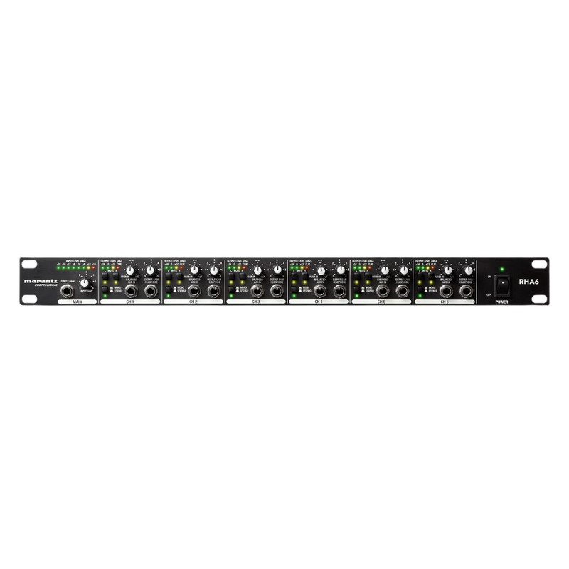 Amplificador de audífonos Marantz Professional RHA6 6-Channel
